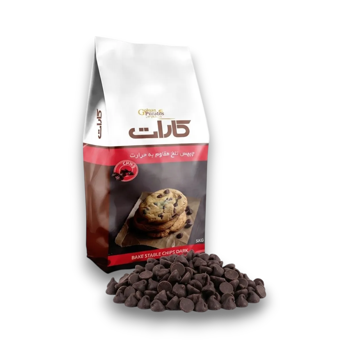 شکلات چیپسی مقاوم به حرارت کارات 5 کیلویی