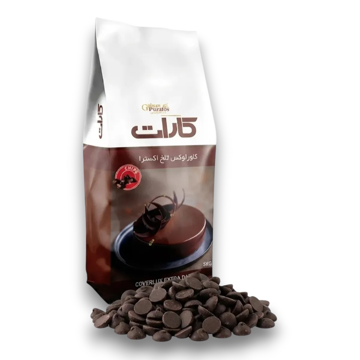 شکلات سکه ای تلخ اکسترا کارات 5 کیلویی