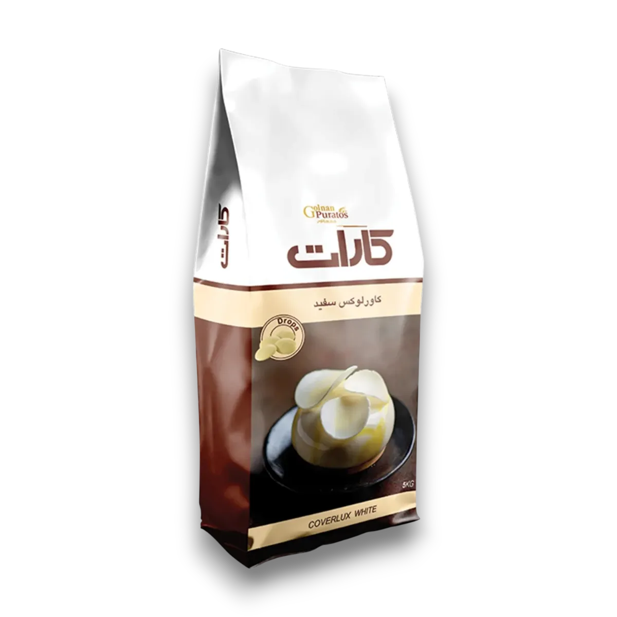 شکلات سکه ای سفید کارات 5 کیلویی